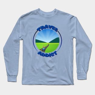 Travel addict Long Sleeve T-Shirt